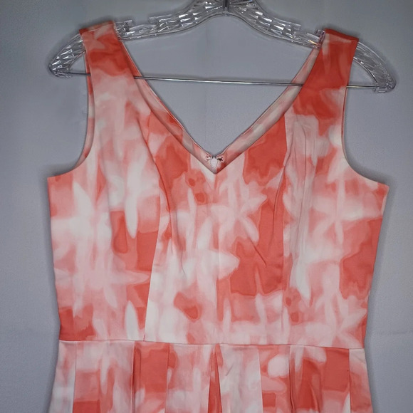 Calvin Klein pleated summer sleeveless tie dye dress - Picture 2 of 11